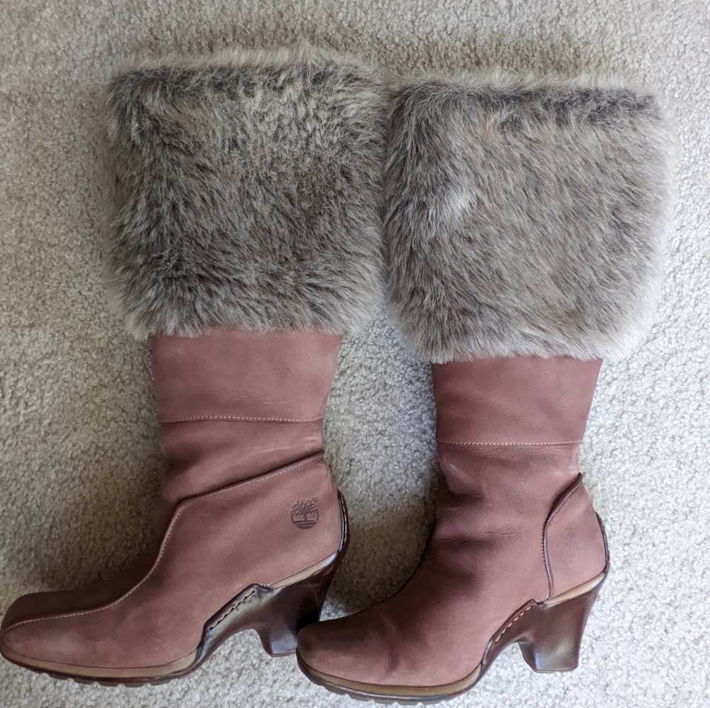 TIMBERLAND LEATHER BOOTS SIZE 6.5